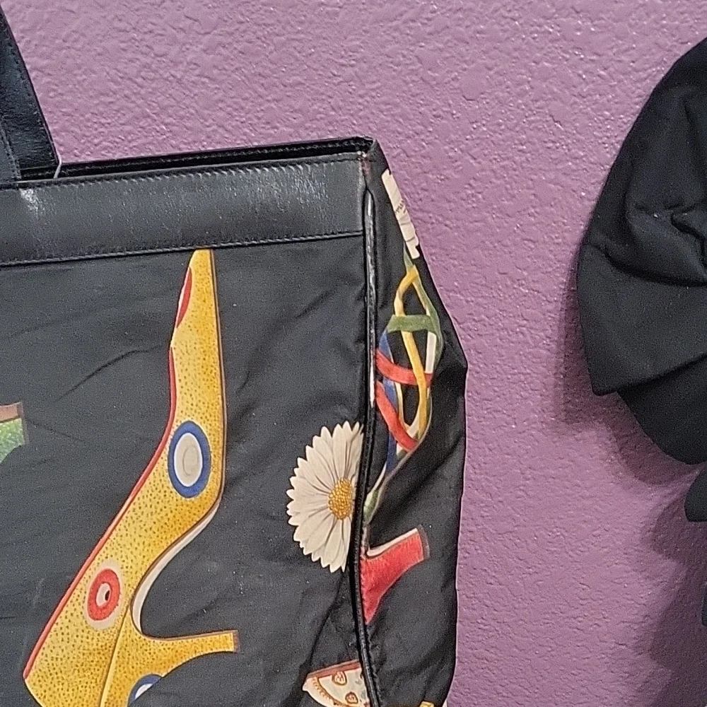 Salvatore Ferragamo Black Tote with Matching Scarf - Picture 3 of 15